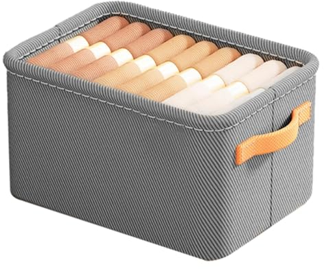 Wardrobe Storage Box, Clothes Storage Cubes with Handles, Generous Capacity Fabric Storage Bag, Collapsible Storage Organiser Box, Under the Bed Storage Bins for Jeans Sweater and Leggings