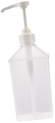 Sharplace Ketchup Syrup Pump Syrup Bottle 1000ml Syrups Pump Container Seasoning Condiment Sauce Dispenser Pump for Home Bar Restaurant, 8CC