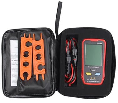 MagiDeal 800W Solarpanel-Tester -Multimeter Großer -Bildschirm 5,6 x 3 x 0,8 Zoll Multifunktional Tragbar mit 12-60V