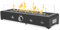 Onlyfire 72cm Tisch-Gas-Feuerstelle, 6.5 kW Propan Gas Terrassenfeuer Tischkamin mit Unterer Lufteinlass, Glaswindschutz & Lavastein, Rechteckig Tischfeuerstelle Outdoor für Terrasse Garten
