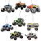 GTOTd Monster Truck Car Air Freshener 8Pack Lufterfrischer (Black Ice Scent) Schwarzer Eisduft Auto Rückspiegel Anhänger Truck Game Geschenk Hängende Anhänger Zubehör Christmas Dekor
