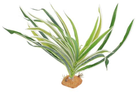 INOOMP Plante Terrarium Artificielle pour Reptiles Décoration Réaliste pour Habitat De Lézard Crab Accessoire pour Terrarium avec Effet Naturel