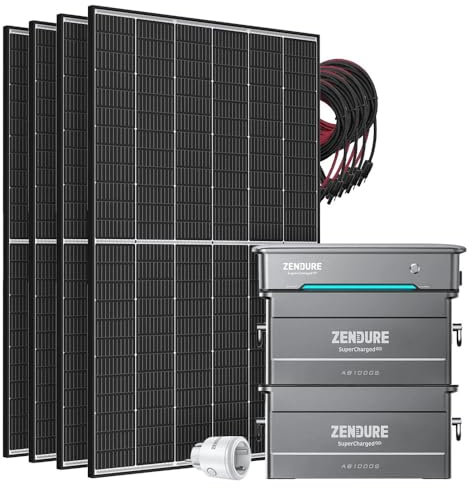 Offgridtec SolarFlow Hyper 2000 Balcon Station d'alimentation double verre TOPCon 1,92 kWh 1780 W avec prise intelligente satellite