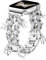 Wepro Elegante Kompatibel mit Apple Watch Armband 40mm 38mm 41mm 42mm(Series 10), Verstellbare Kette Link Uhrband mit Luxus Ersatz Zubehör für iWatch Armband Series 10 9 8 7 6 5 4 3 2 1 SE
