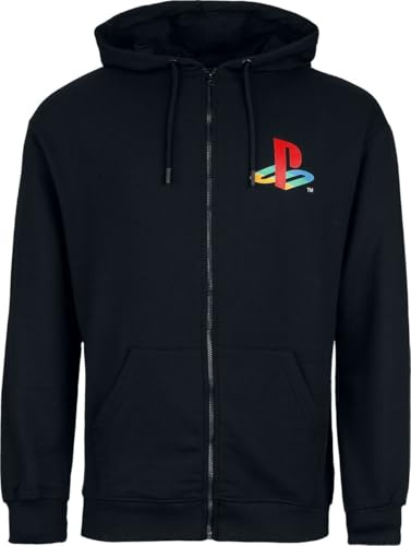 Playstation Logo Männer Kapuzenjacke schwarz Fan-Merch, Gaming