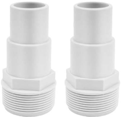 2 StüCk Poolschlauch Adapter,Poolschlauch Verbinder,SchlauchtüLle, Schlauchverbinder 38mm, 1/2 Zoll Schlauchanschluss, Pumpenanschluss, Pool Schlauchverbinder Vielseitig, Schlauch Anschluss