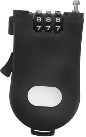 Toyvian Bicycle Theft Lock Cable Snowboard Lock Bike Security Portable Lightweight