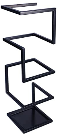 VALICLUD Stylish Metal Umbrella Stand Modern Iron Umbrella Rack for Hallway Entryway Cast Iron Parasol Base