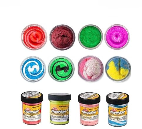 A&M Angelsport Troutbait Paket 10 Gläser Powerbait Forellenteig Bundle Set