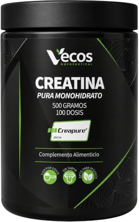 Creatina Monohidrato Creapure® – Polvo Micronizado 500 g sin Sabor – Alta Pureza Alemana para Máxima Fuerza, Potencia y Recuperación (500 Gramos)