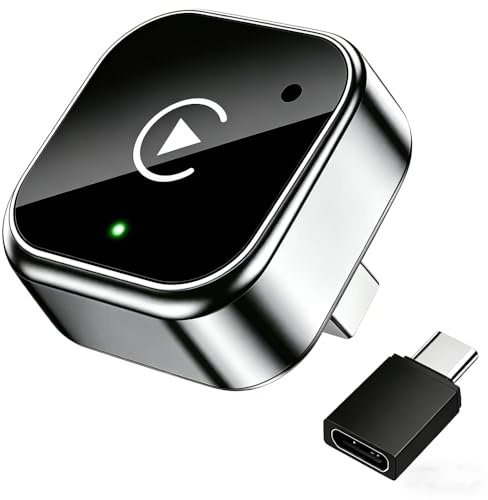 2in1 Wireless CarPlay Adapter für iPhone & Android Auto, USB-C, Plug & Play