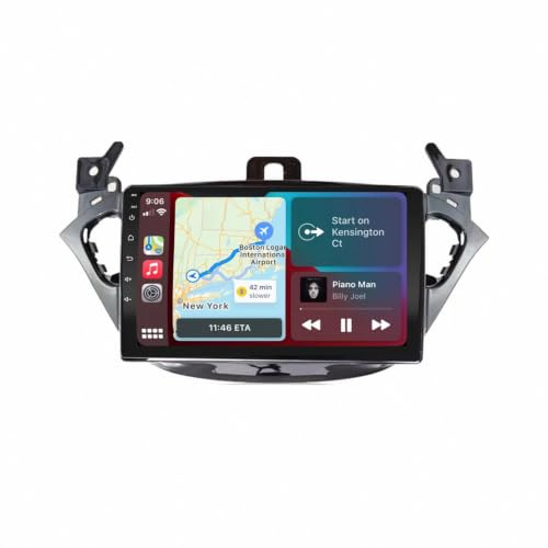 2 DIN Pantalla Radio para Opel Corsa E 2015-2019 Opel Adam 2013-2016 Android 15 9 Inches Radio Android FM Am Bluetooth USB para, 4 Core 2G+32G