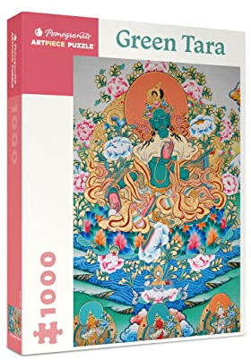 Pomegranate 1000-Piece Jigsaw Puzzle for Adults, Green Tara, Matte Finish, Snug Fit