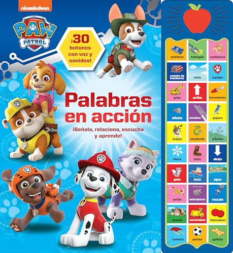 Palabras en acción Patrulla Canina: 30 BOTONES CON VOZ Y SONIDO