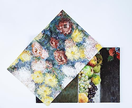 Flowers, Claude Monet: Wrapping Paper Book