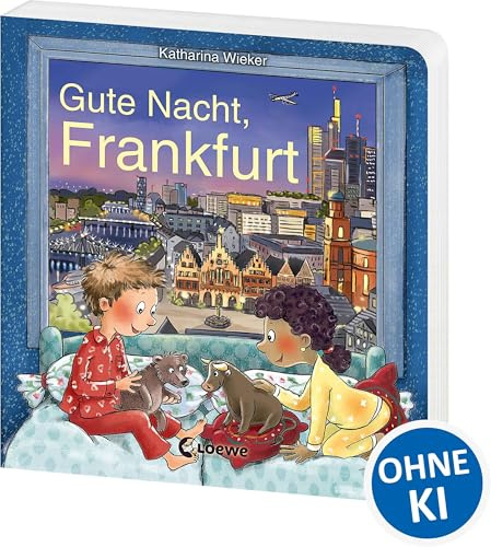 Gute Nacht, Frankfurt: Zum Einschlafen ab 18 Monate - Bilderbuch, Pappbilderbuch, Erinnerungsbuch, Geschenkbuch, Reisegeschenke (Gute Nacht, Lieblingsstadt)