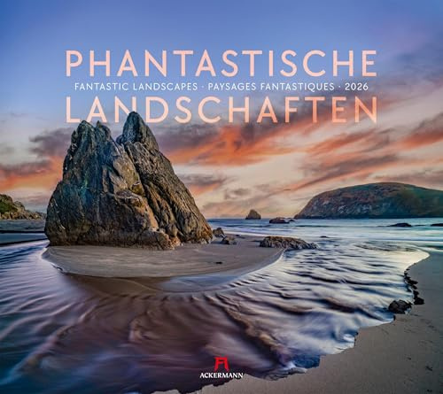 Phantastische Landschaften Kalender 2026 | Bildgewaltiger Natur-Kalender im großen Querformat (54x48 cm) | Beeindruckende Landschaften aus aller Welt