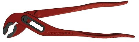 SW-Stahl 41924SB Wasserpumpenzange 240 mm I Wasserrohrzange mit Klemmschutz I durchgestrecktes Gewerbe I Zange für Wasserhahn I Rohrzange Chrom Vanadium Stahl I Rohrpumpenzange