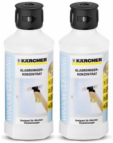 Kärcher Glass Cleaner Concentrate - 1 Litre - 2 x 500 ml