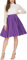 BlackButterfly Vintage Rockabilly Cercle Complet Jupe De 1950 (Violet Vif, 5XL)