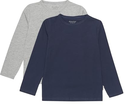MINYMO Kinder Basic 34 T-Shirt LS (2-Pack) 3934