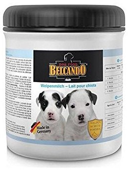 BELCANDO Welpenmilch [0,5 kg] | Milchpulver zur Aufzucht von Welpen | Muttermilchersatz für Welpen bis zur 4. Woche