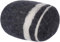 myfelt Hugo - Filz Kieselstein, Meditationskissen, Yogakissen, Dekokissen dunkelgrau rund - Größe L