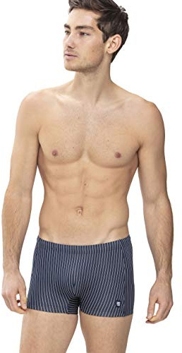 Mey Herren Badeshorty - Badehose mit Kordelzug - Integriertes Suspensorium - Chlorechtheit, Schweiß-Echthheit und Meerwasser-Resistenz - Gestreift - Swimwear Serie Saint Louis - 46234