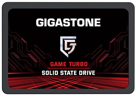 Gigastone SATA SSD 256GB 2.5 inch SSD 520MB/s upgrade Laptop PC Memory and Storage PS4 HDD Replacement 2.5 Internal Solid State Hard Drives SATA III SLC Cache 3D NAND Game Turbo Performance