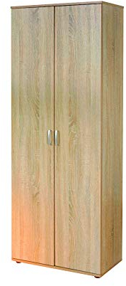 PKline Kleiderschrank Galco Schlafzimmer Schrank Drehtürenschrank Sonoma Eiche Dekor