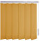 Sonnenschutz-HH® - Lamellenvorhang sonnengelb lichtdurchlässig - Breite 80 cm x 220 cm Höhe - Lamellenbreite 127mm Vertikaljalousie Vertikalanlage Schiebevorhang
