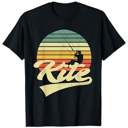 KITE Kiten Kiteboarding Kitesurfen Surf Vintage Retro T-Shirt