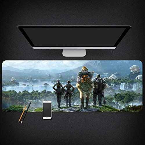 Mauspad Final Fantasy Speed Gaming Mauspad |XXL Mousepad | 900 x 400mm Großformat | 3 mm Dicke Basis | Perfekte Präzision und Geschwindigkeit, A