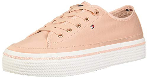 Tommy Hilfiger - Kelsey 1d2, Zapatillas Mujer, camafeo