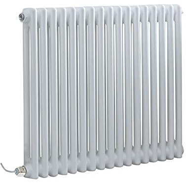 Milano Windsor 1000W White Cast Iron Style 2 Column WiFi Electric Radiator - 600mm x 785mm