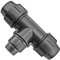 PP Fitting T-Stück reduziert Verschraubung Klemmverbinder für PE-Rohr 20-50 mm | Wunschgröße auswählen >>> 32mm x 25mm x 32mm