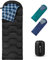 Forceatt Schlafsack, -8°C-10°C Flanell Schlafsack Winter für Erwachsene, wasserdichte Schlafsack Outdoor mit Tragetasche Ideal für Rucksackreisen, Indoor, Outdoor in 4 Jahreszeiten und Kaltes Wetter.