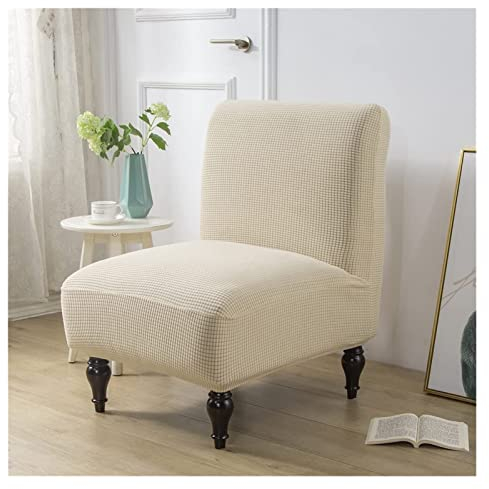 AQIGR Sesselbezug/Sofabezug ohne Armlehnen Elastischer für 1-Sitzer-Sofa Stretch Samt Stuhlschonbezüge Sesselschoner Abnehmbare Waschbare für Wohnzimmer Hotel Haus Esszimmer (Color : #12, Size : 1PC)