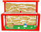 AntHouse - Natürliche Ameisenfarm aus Sand 3D | Modell L (Sandwich + Futterbox) Rot | Ant Farm | Inklusive Ameisenkolonie