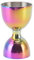 Jigger pour Barman, 60/30ml Bar Jigger Cocktail Jigger, Acier Inoxydable Large Ouverture Double Jigger Outils de Mesure de L'alcool Bell Style Cups Measuring Jigger(30/60ml Coloré)