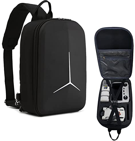 Mocoli Schutztasche Tragetasche für DJI Mini 3 Pro und Fernbedienung Zubehör Tragbare Aufbewahrungstasche Tasche Schutzhülle Aufbewahrungsbox Transportbox Rucksack Messenger Brusttasche Koffer
