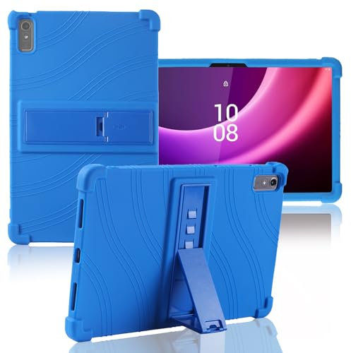 ATOOZ for Lenovo Tab P11 2nd Gen Case, 11.5 Inch, 2023, Kids Case with PC Stand, Soft Silicone Shockproof, Blue