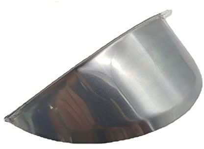 1PC Chrome Metall Universal Motorrad Scheinwerfer Visier Motorrad Front Lampe Wasserdichte Abdeckung Objektiv Für Honda Yamaha Kawasaki Harley