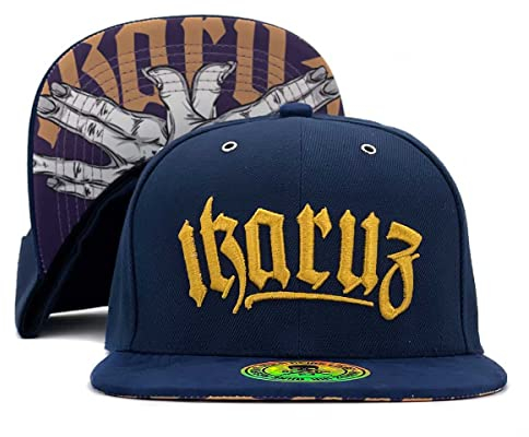 Ikaruz Snapback Cap One Size Unisex (Navy Classic)