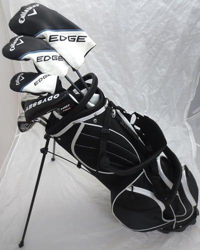 Mens Callaway Complete Golf Set Driver, 3 Wood, Hybrid, Irons, Odyssey Putter, Bag Regular Flex