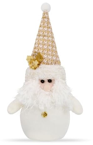 xianynow Weihnachtsdeko Wichtel Grinch Dekoration - Weihnachtsdekoration für den Tisch Figuren Weihnachtsbaum Wichtel Weihnachtsdekorationen Zubehör - Plüsch Holz Deko-Figur Klein GNOME
