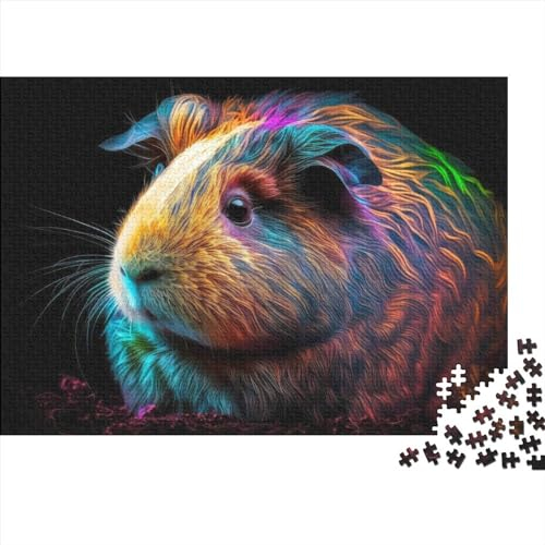 Meerschweinchen-Puzzle 1000 Teile für Jugendliche kreatives Holzpuzzle Spielzeug Familienspiel Schwierigkeitsgrad Herausforderungspuzzle 1000 Teile (75 x 50 cm)