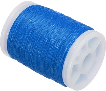 PATIKIL Fil de Corde d'arc de Tir à l'arc 120 Yards/110 Mètres, 0,015 Pouce de Diamètre pour Attacher Le Viseur Peep et la Nock de l'arc à Poulies et de l'arc Recurve, Bleu