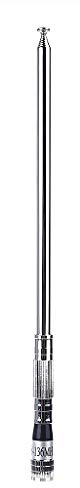 Christol 1M Scalable 118-136MHz Whip Telescopic Antenna Multiple Use Replacement Part for Airband Radio Receiver Aviation SMA BNC