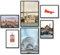 MJ-GRAPHICS® - Istanbul Wandbilder Wohnzimmer Türkei Skyline Poster, 2x A3 & 6x A4, Bilder Wohnzimmer, Bosporus, Moscheen, Basare, Küste Arabische Bilder Schlafzimmer Wandbilder ohne Rahmen
